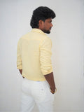 Yellow Linen Shirt for Men | MYKY - MYKY