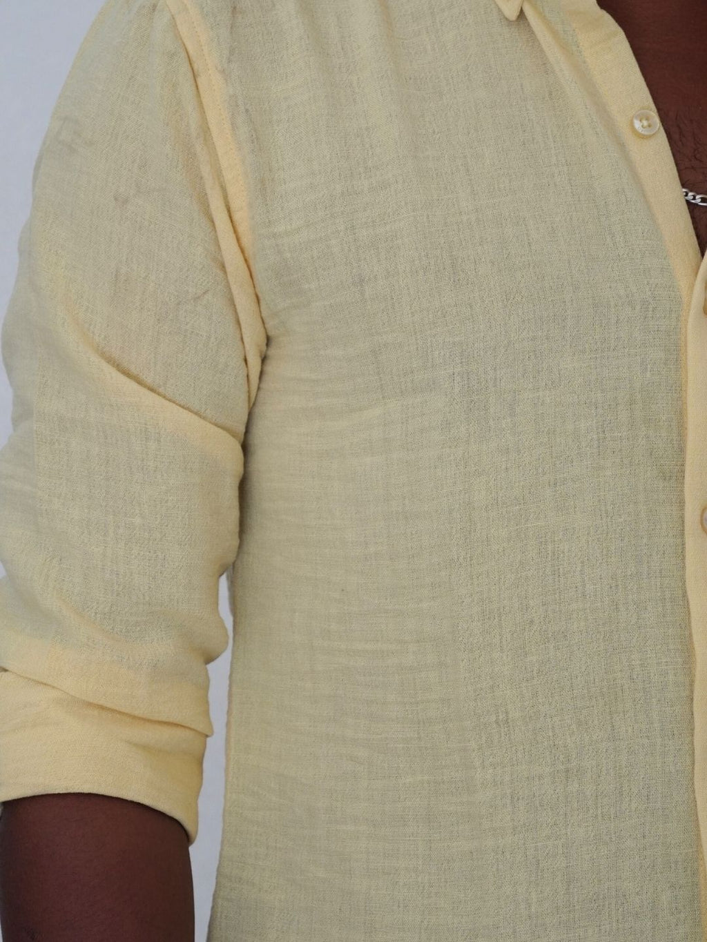 Yellow Linen Shirt for Men | MYKY - MYKY
